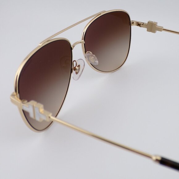 Tiffany & Co. Mother of Pearl Pilot Shades, Gradient Pearlescent T Logo TF3080 main image 10